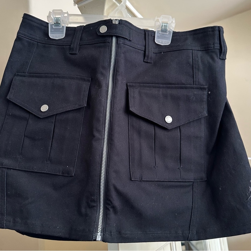 Jordan Black A-Line Mini Skirt Casual Cargo